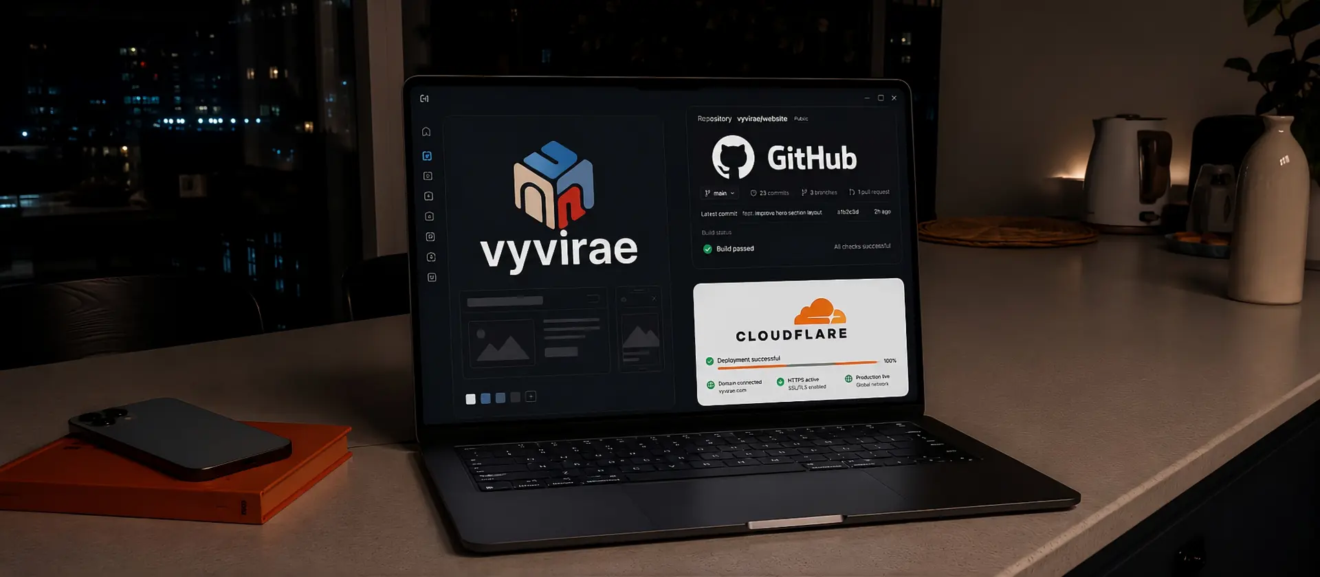 Vyvirae website concept