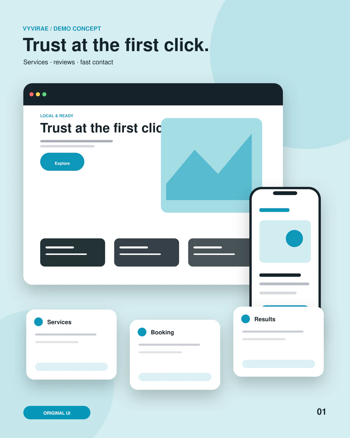Local service business website demo concept