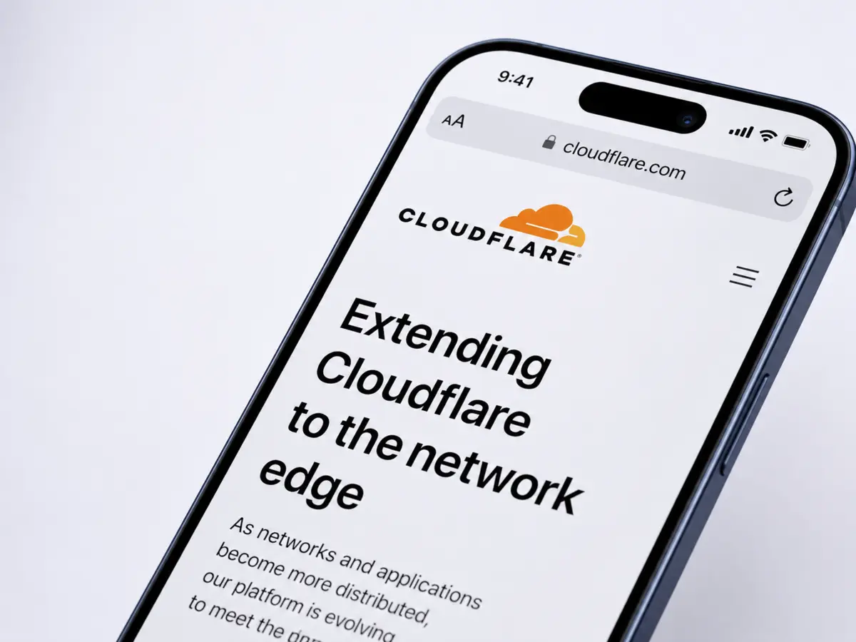 Domain + Cloudflare launch service visual